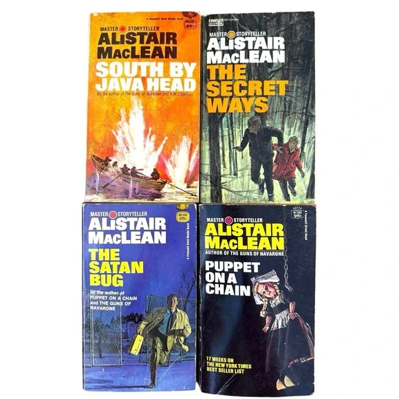 Alistair MacLean Vintage Huge Collector Lot of 28 Paperback Books
